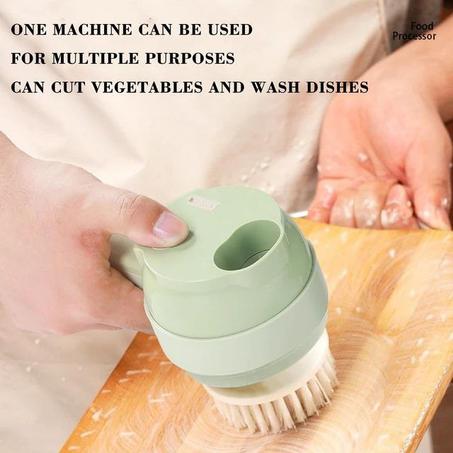 Ensemble de coupe-légumes électrique portable 4 en 1