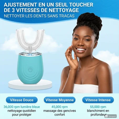 Brosse à dents électrique automatique 30 secondes