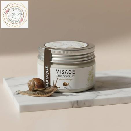 Masque Visage Sans Colorant à la Bave d'Escargot pour Femme - 125g