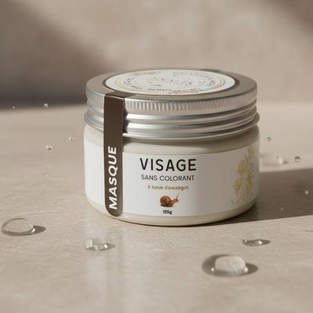 Masque Visage Sans Colorant à la Bave d'Escargot pour Femme - 125g