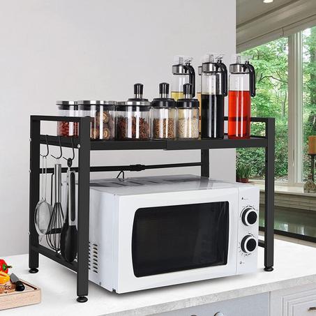 Support multifonctionnel pour micro-ondes