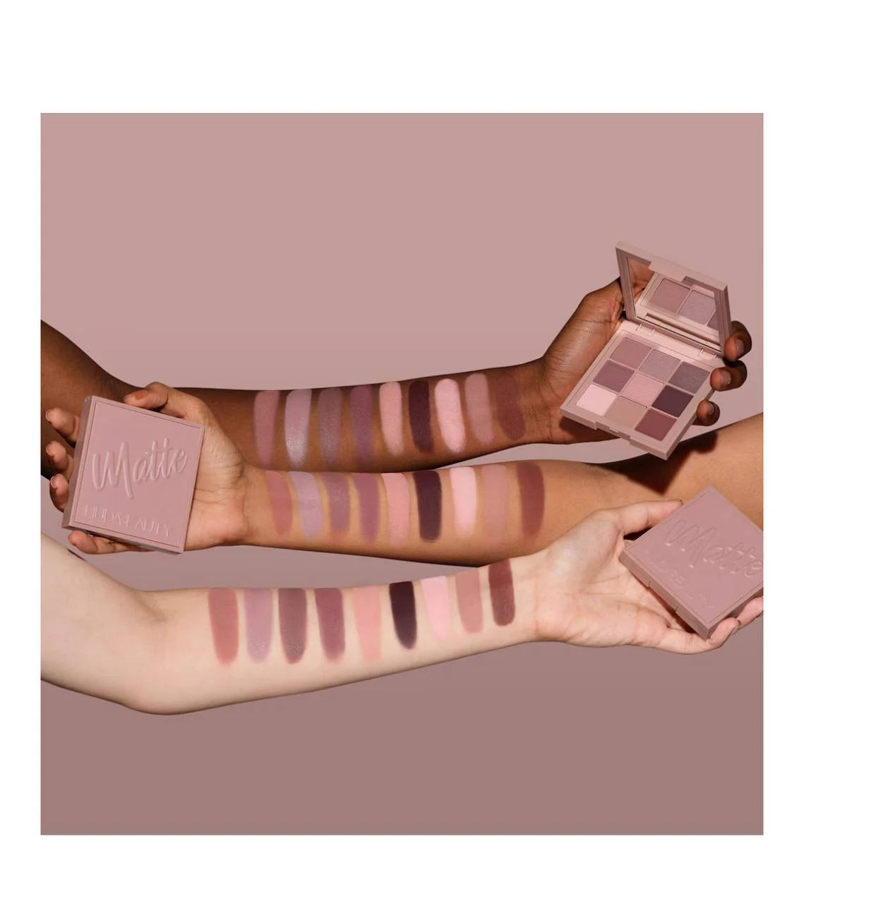 La Matte Obsessions Palette – Cool de Huda Beauty