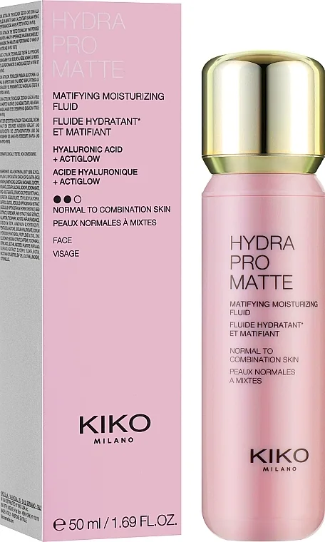 Le HYDRA PRO Matte Matifying Moisturizing Fluid de KIKO Milano