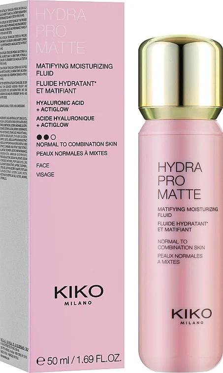 Le HYDRA PRO Matte Matifying Moisturizing Fluid de KIKO Milano