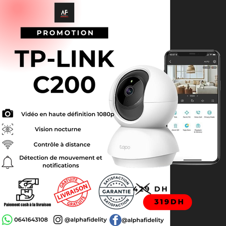 Caméra Tapo C200 Wifi