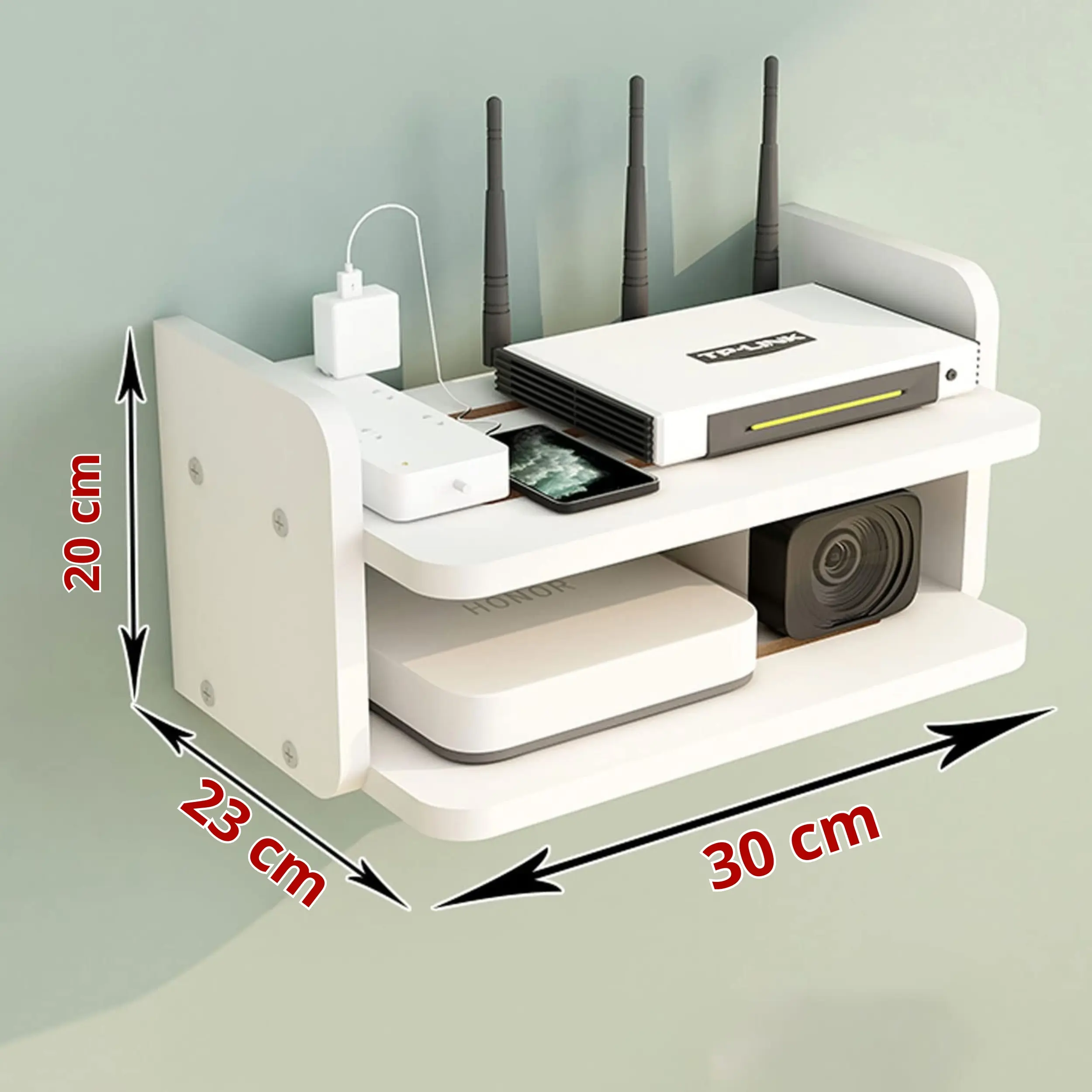 Support mural moderne pour votre télévision et WIFI / حامل جداري عصري للتلفاز والوايفاي