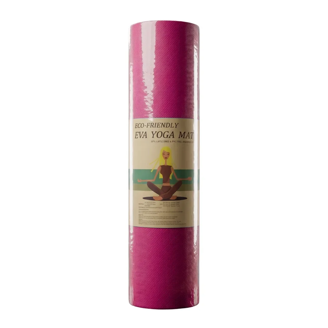 Tapis de yoga et fitness antidérapant EVA 8mm 80x183cm