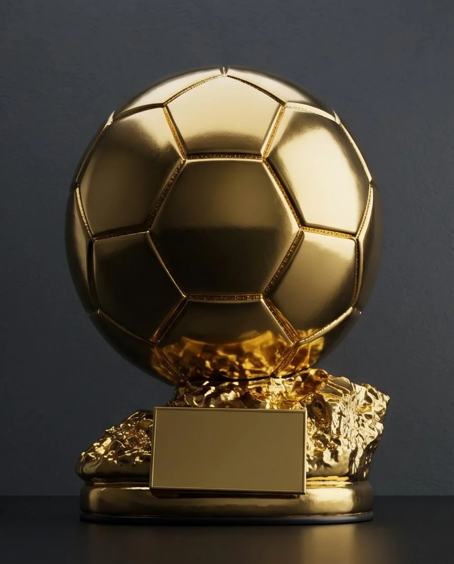 Trophée ballon d'or de football