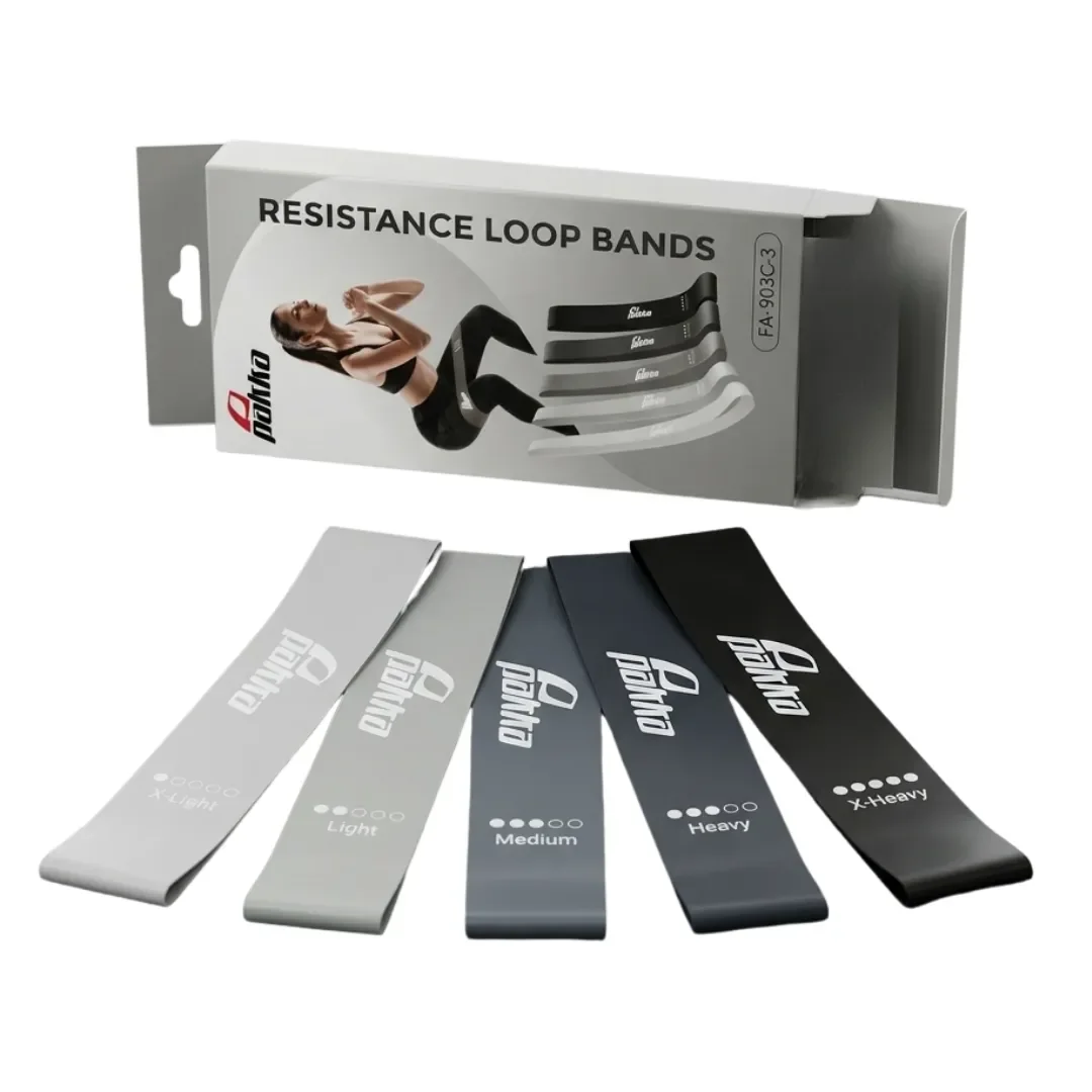 Kit de 5 Bandes Élastiques de Résistance Pakka
