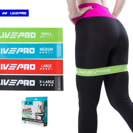 Kit x4 élastiques fitness résistance