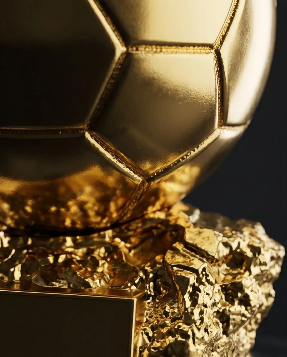Trophée ballon d'or de football