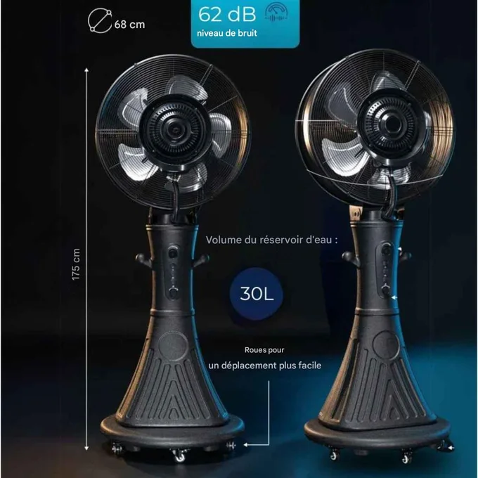 Ventilateur Brumisateur Krisbow 150W