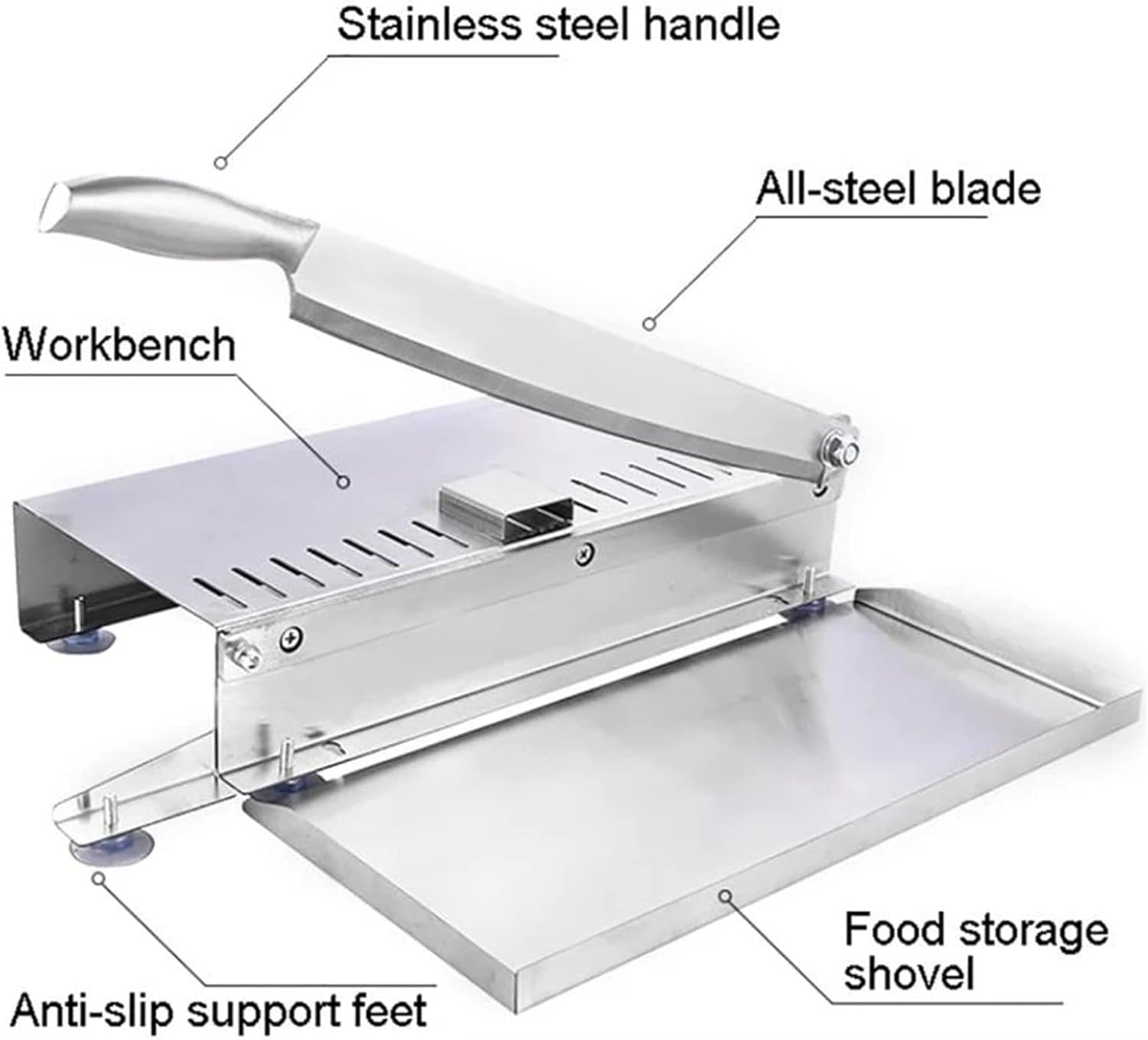 Hachoir à viande en acier inoxydable