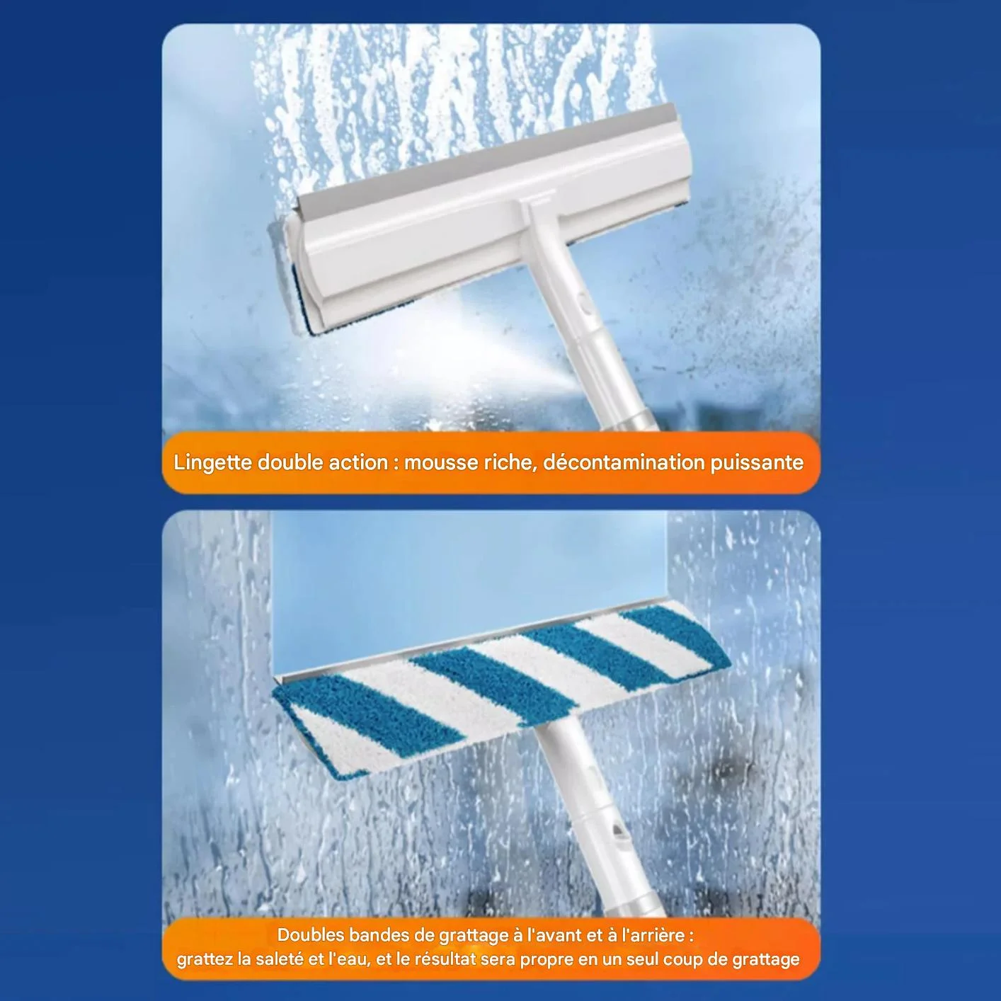 Nettoyeur de vitres 3 en 1