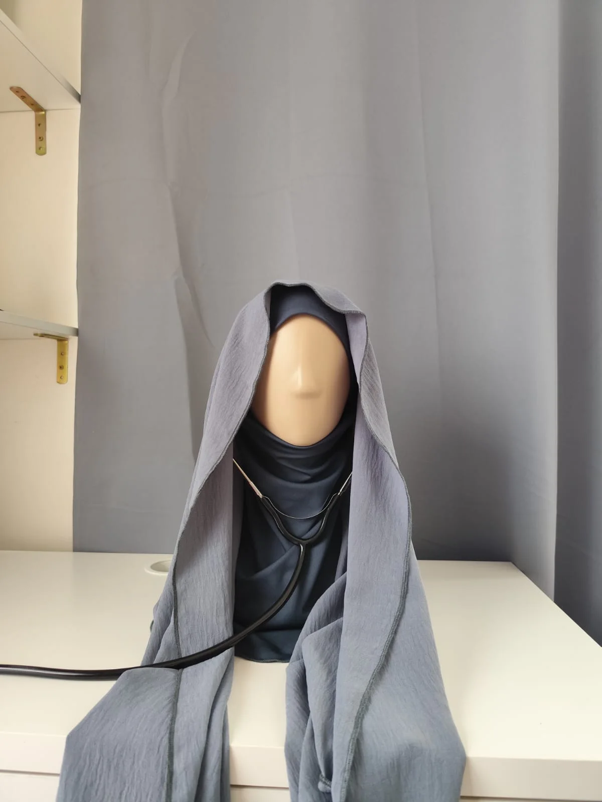 AniqaMed Hijab Urban Grey