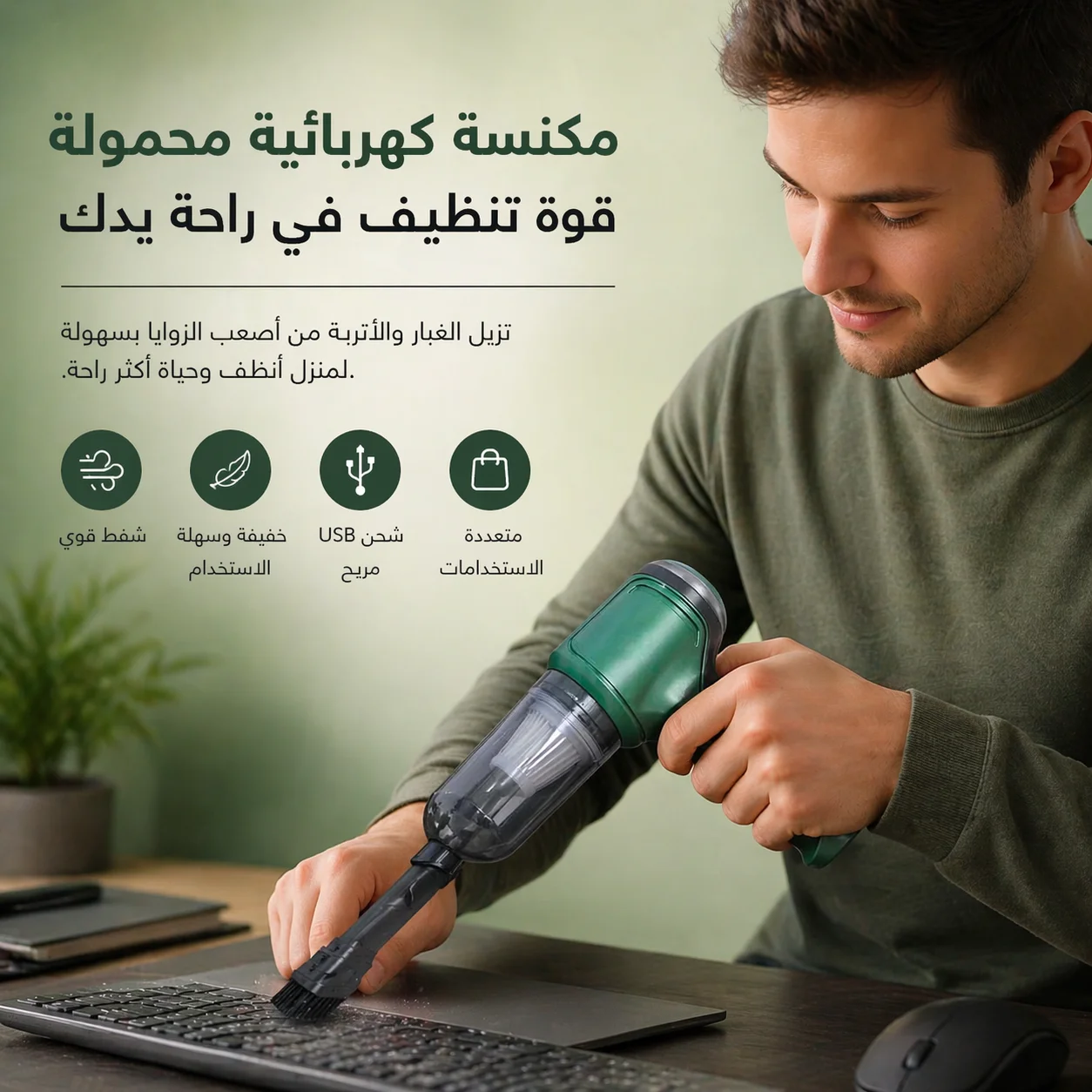 مكنسة كهربائية متعددة الاستعمال