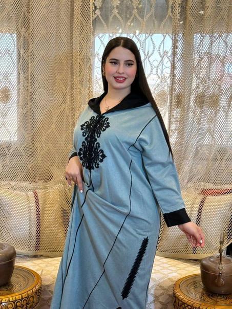 جلابة أنيقة بتصميم عصري💯✅