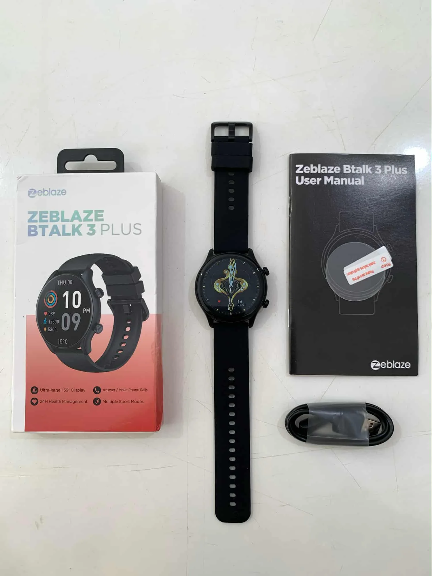smart watch zeblaze btalk 3  plus