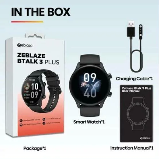 smart watch zeblaze btalk 3  plus