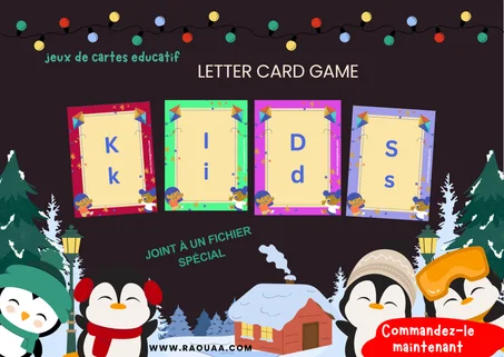 لعبة ورق  Jeu de cartes   ALPHABETS