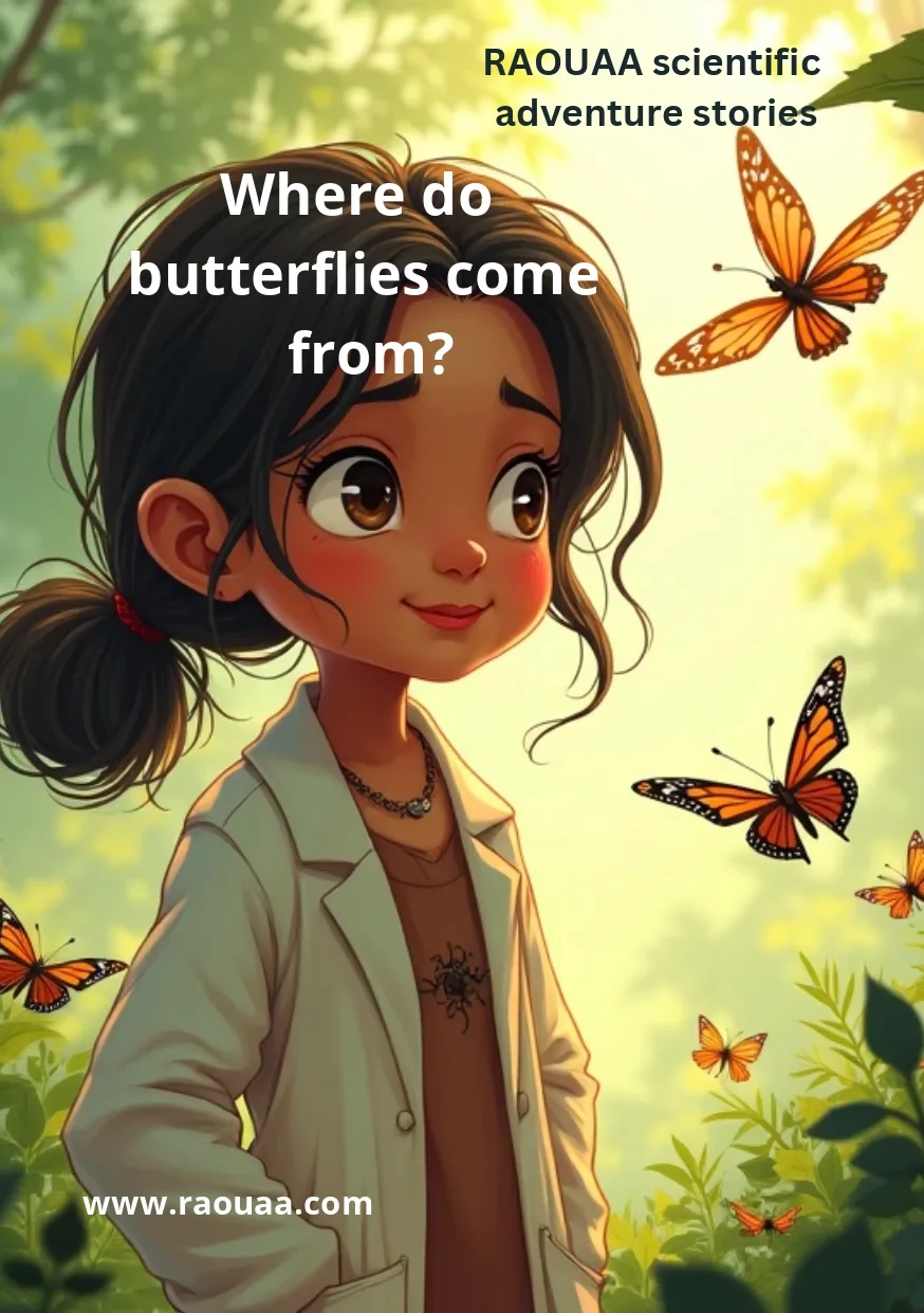 قصة ''من أين تأتي الفراشات''  ''? L'histoire de '' D'où viennent les papillons
