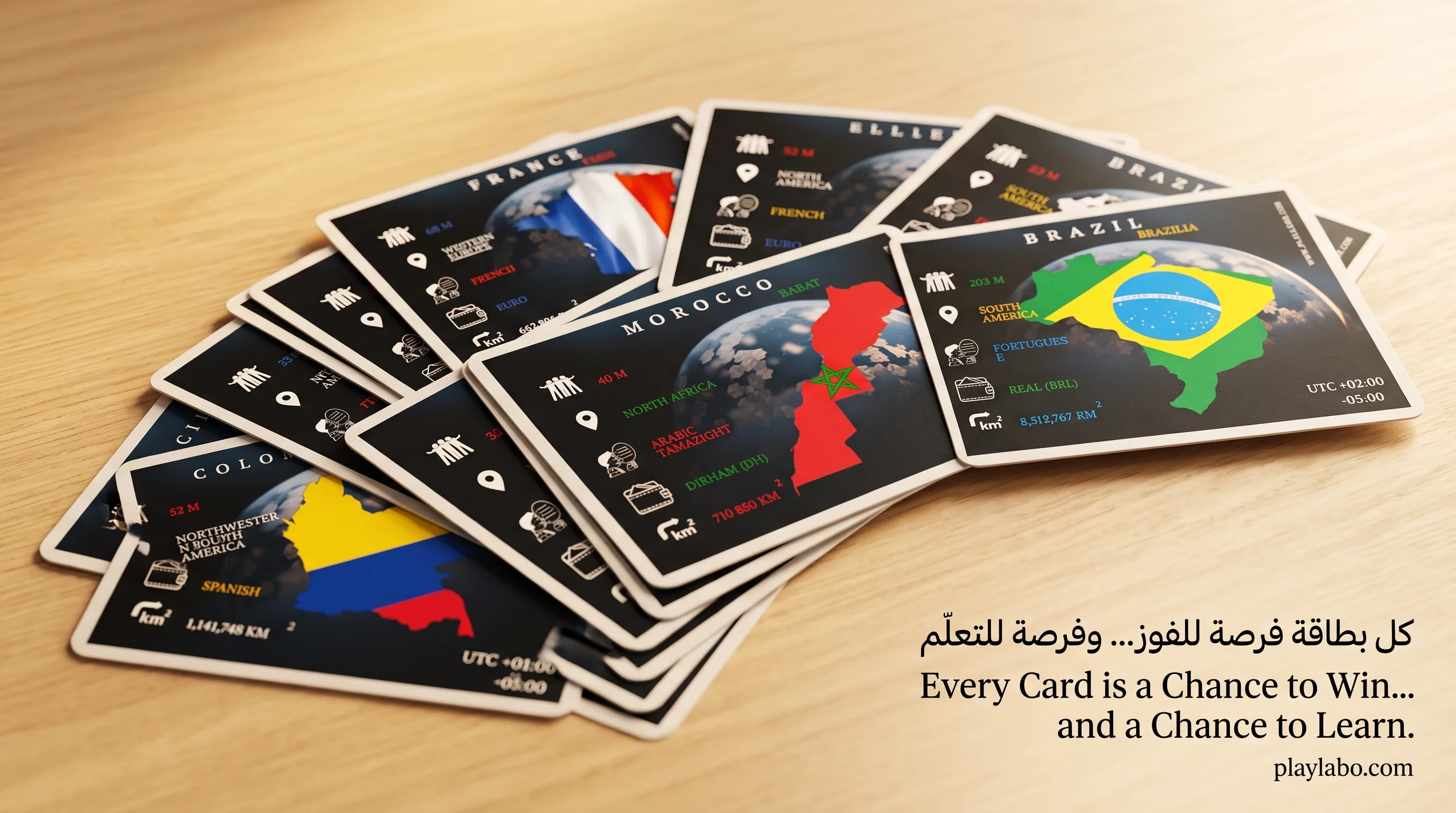 لعبة ورق 'الرحالة '   Jeux de cartes Le Voyageur