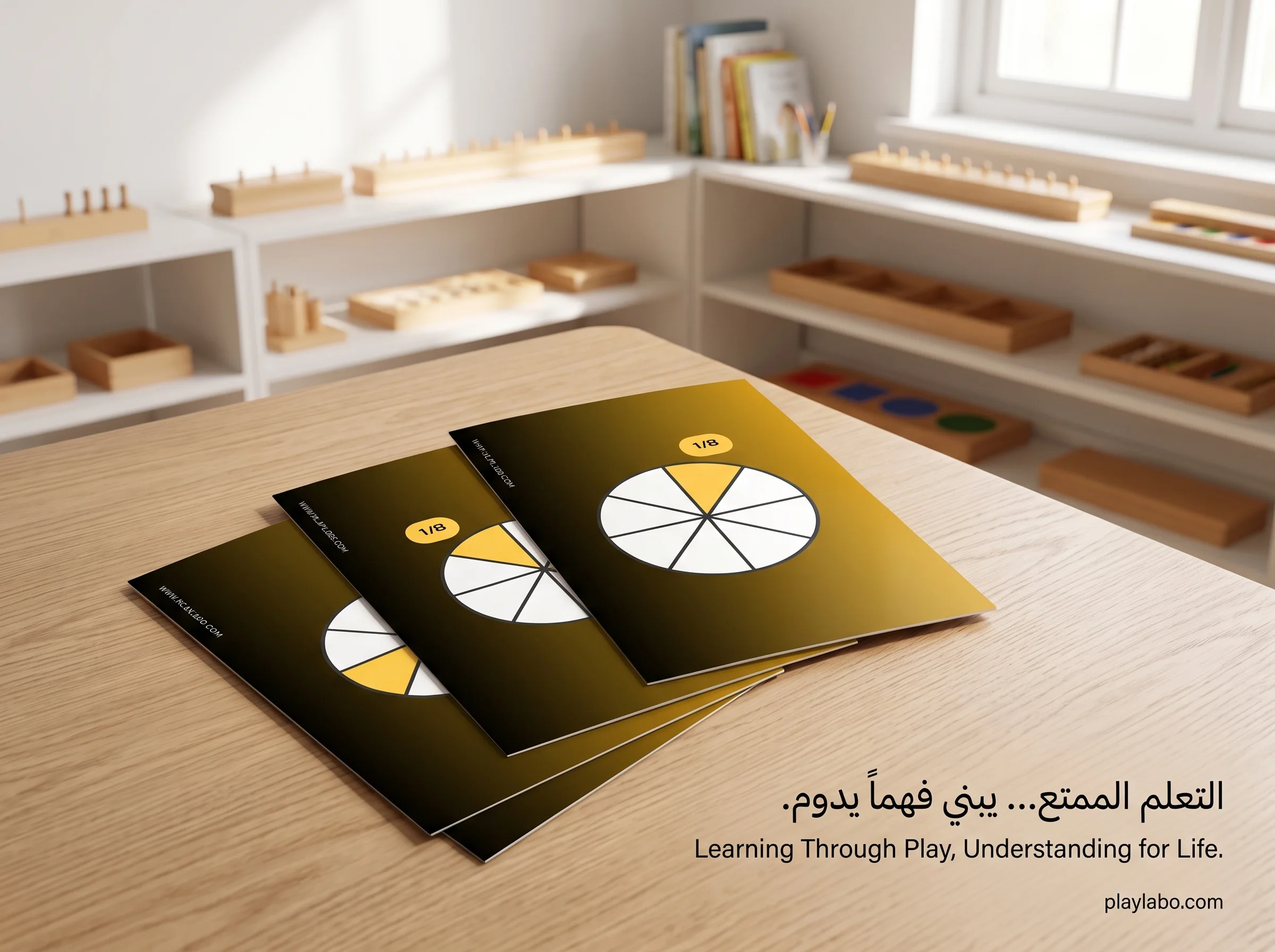 بطاقات الأعداد الكسرية   Cartes des Fractions