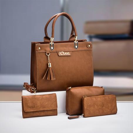 حقيبة نسائية راقية و متميزة بشكل كلاسيكي مصنوعة من جلد عالي الجودة