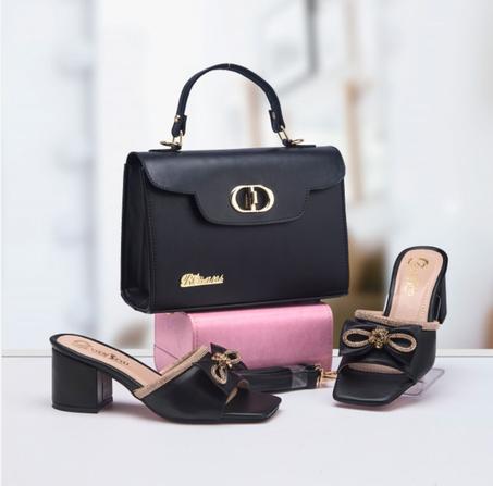 باك نسائي مكون من صندالة طالون رائعة + صاك انيق يناسب جميع الاذواق