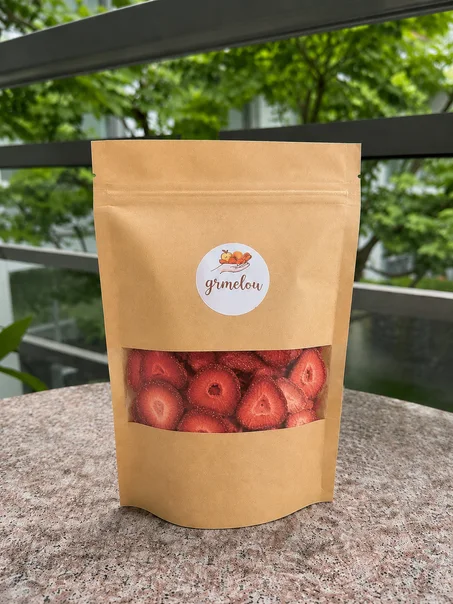 🍓 فراولة مجففة طبيعية – 60غ