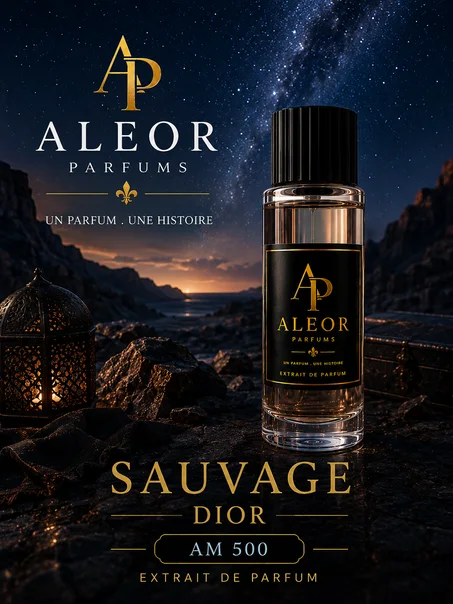 ALEOR N°500 – مستوحى من Dior Sauvage | قوة، انتعاش وأناقة رجالية لا تُنسى