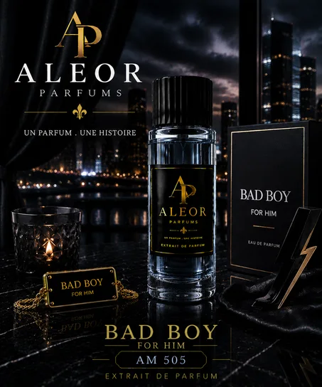 ALEOR N°327 – مستوحى من Carolina Herrera Bad Boy | رجولة جريئة وقوة لا تعرف الحدود