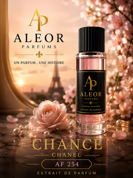 ALEOR N°254 – مستوحى من Chanel Chance Eau de Parfum | لمسة من الأناقة والأنوثة الراقية