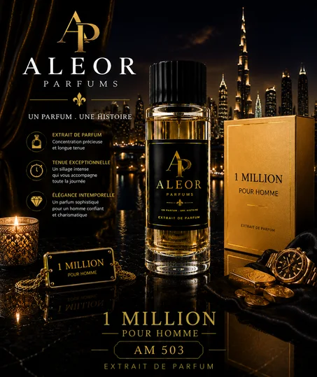 ALEOR N°336 – مستوحى من Paco Rabanne 1 Million | الفخامة، القوة، والنجاح في كل رشة