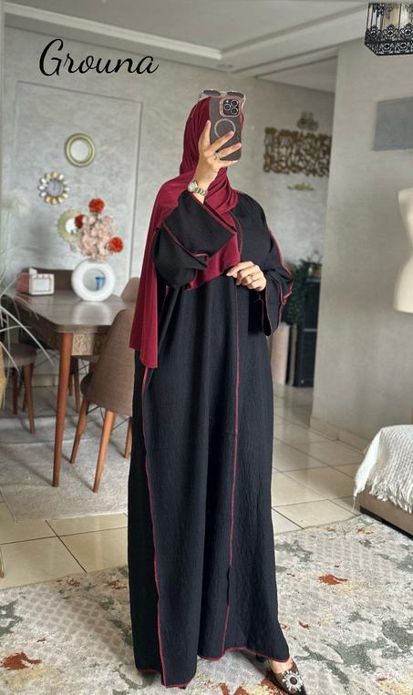 عباية لولان مع شال هدية