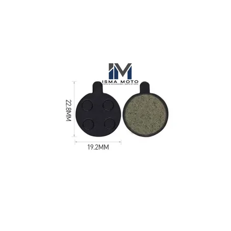 1paire de plaquettes de frein de vélo en résine pour vtt