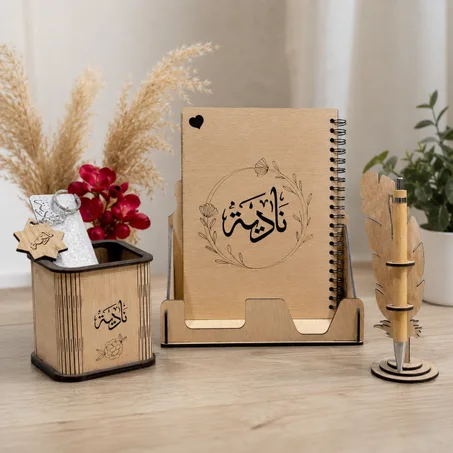 طاقم مكتبي خشبي فاخر ❤️🥰