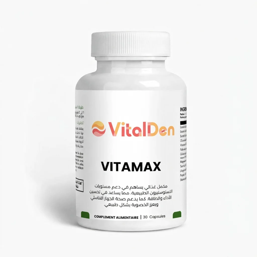 Vitamax      دعم الطاقة والحيوية الرجالية 30 كبسولة