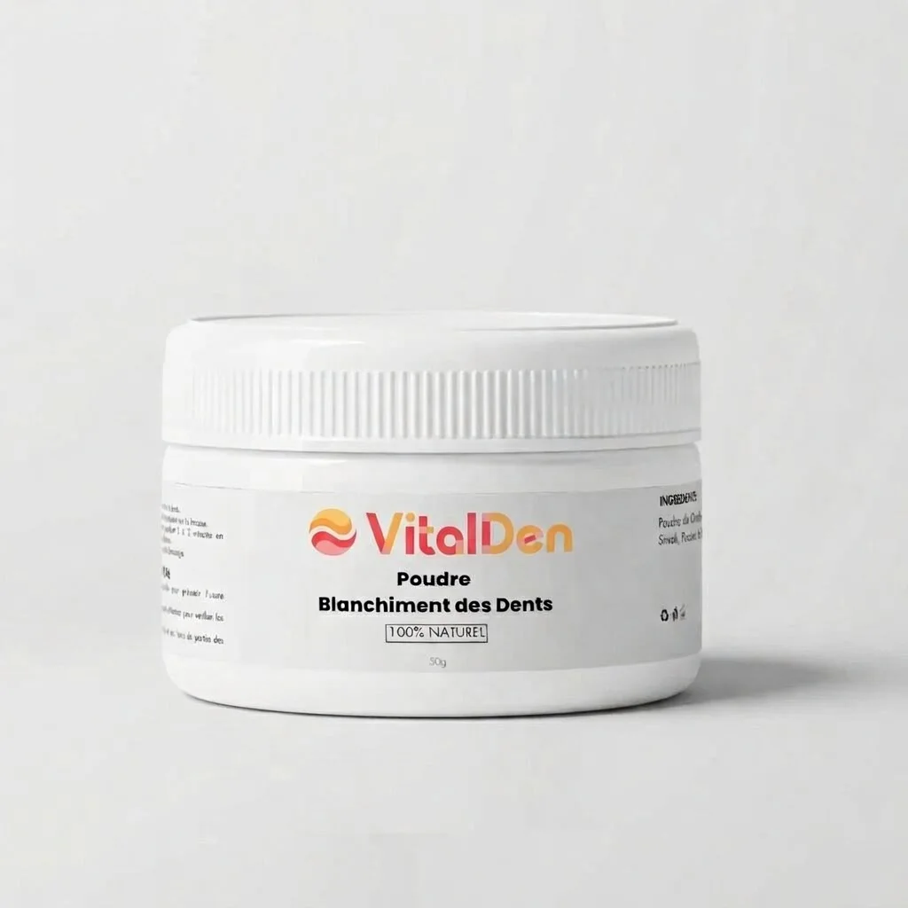 Poudre blanchiment des dents      بودرة تبيض الأسنان