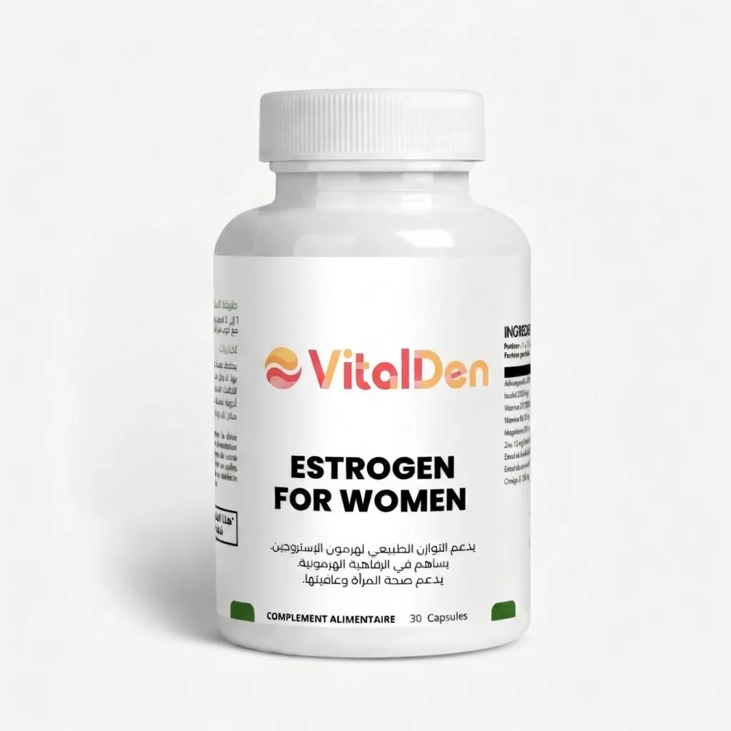 Estrogen pour femme     موازنة الأستروجين   30 كبسولة