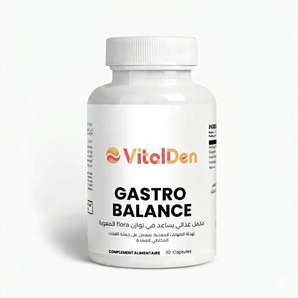 Gastro balance       مكمل مفيد لجرثومة المعدة 30 كبسولة