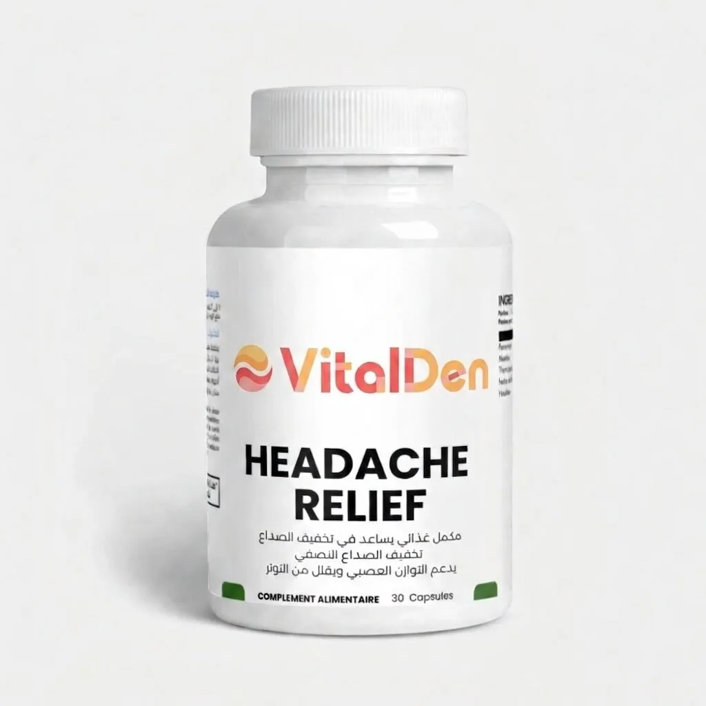 Soulagement de la tête       مكمل الصداع النصفي 30 كبسولة
