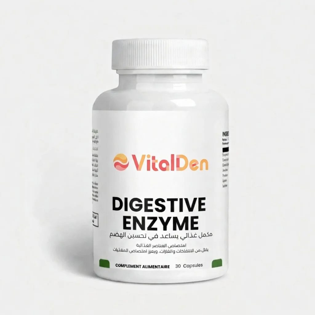 Enzymes digestives       أنزيمات مساعدة على الهضم 30 كبسولة