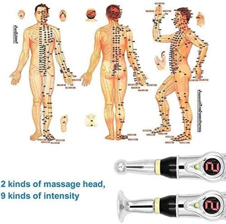 قلم وخز بالابر كهربائي اداة ليزر مغناطسية   ELectric Laser Acupuncture Therapy