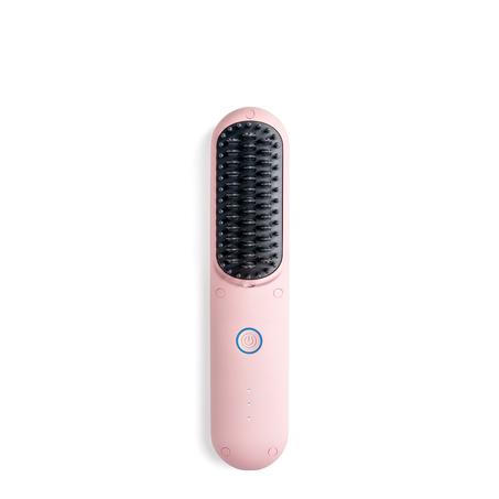 Portable Usb Cordless Hair Straightener Brush Hot Air Mini Electric Hair Straightener Comb