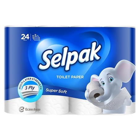 PACK SELPAK PAPIER TOILETTE 24 PCS