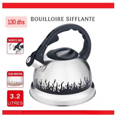 Bouilloire sifflante 3.2 litres