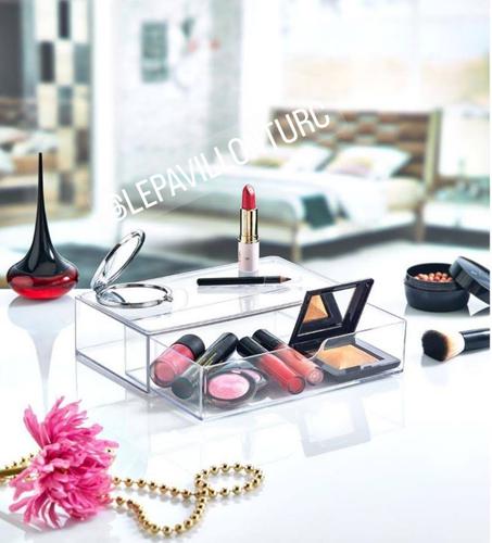 Tiroir transparent de rangement make up