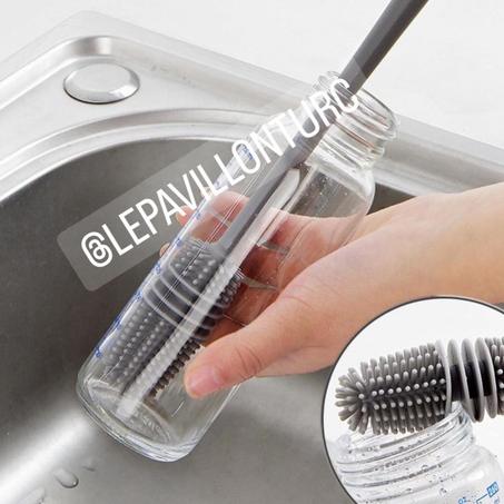 Brosse à bouteille en silicone