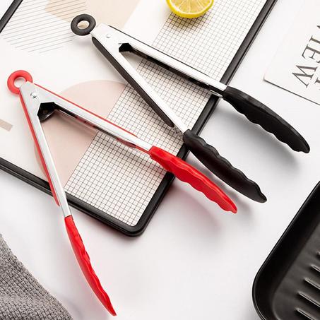 Pince à griller antiadhésive en Silicone